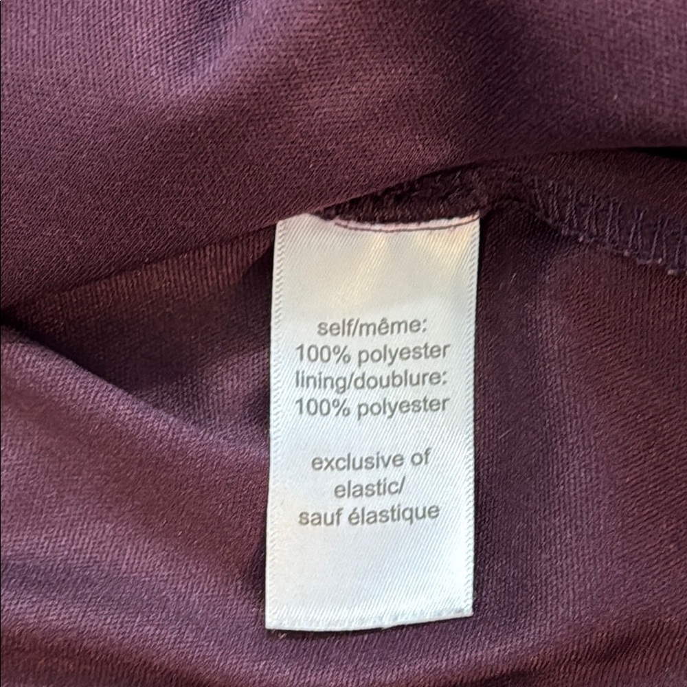 Maurices Burgundy Boho Peasant Mini Dress Tie Neck Size M - Picture 8 of 9